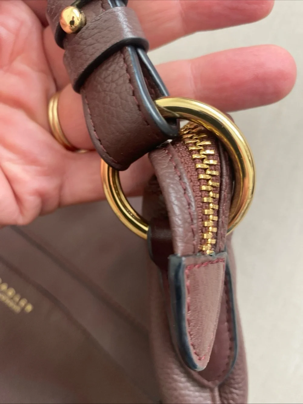 Radley London Postman Mews Medium Leather Shoulder Bag - Rich Brown Hobo